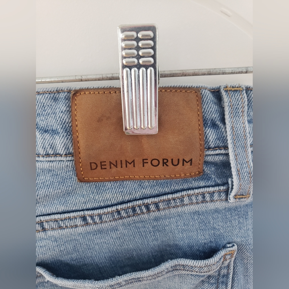 Denim Forum High Rise Light Blue Jeans - Picture 7 of 13